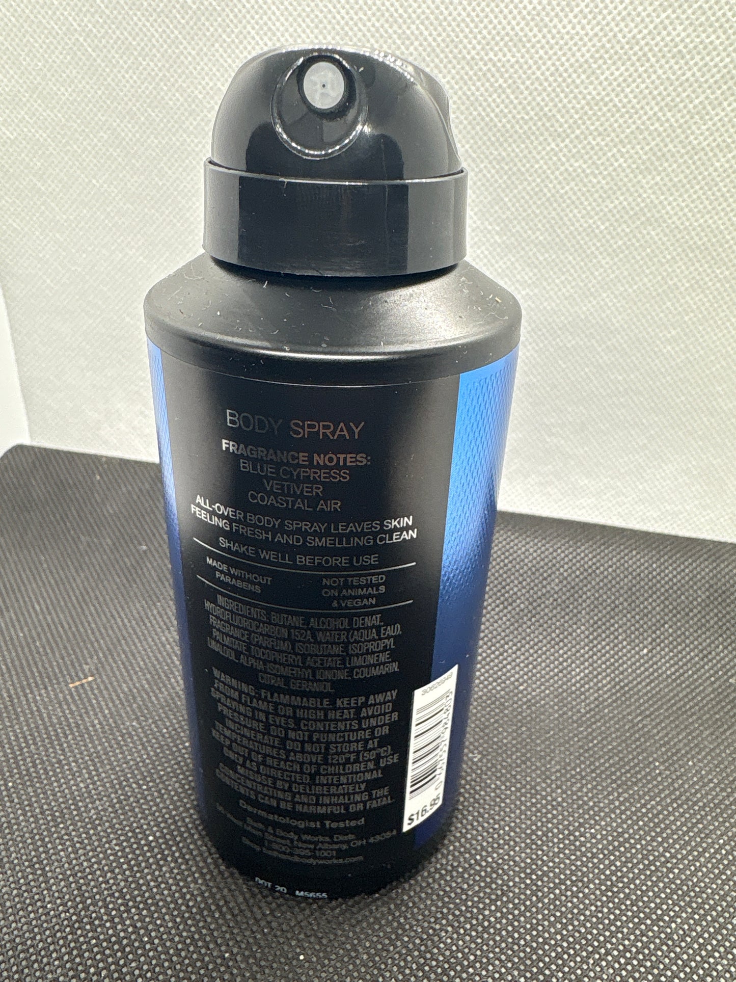 3.7 Oz Bath and Body Works OCEAN BODY SPRAY for Men New