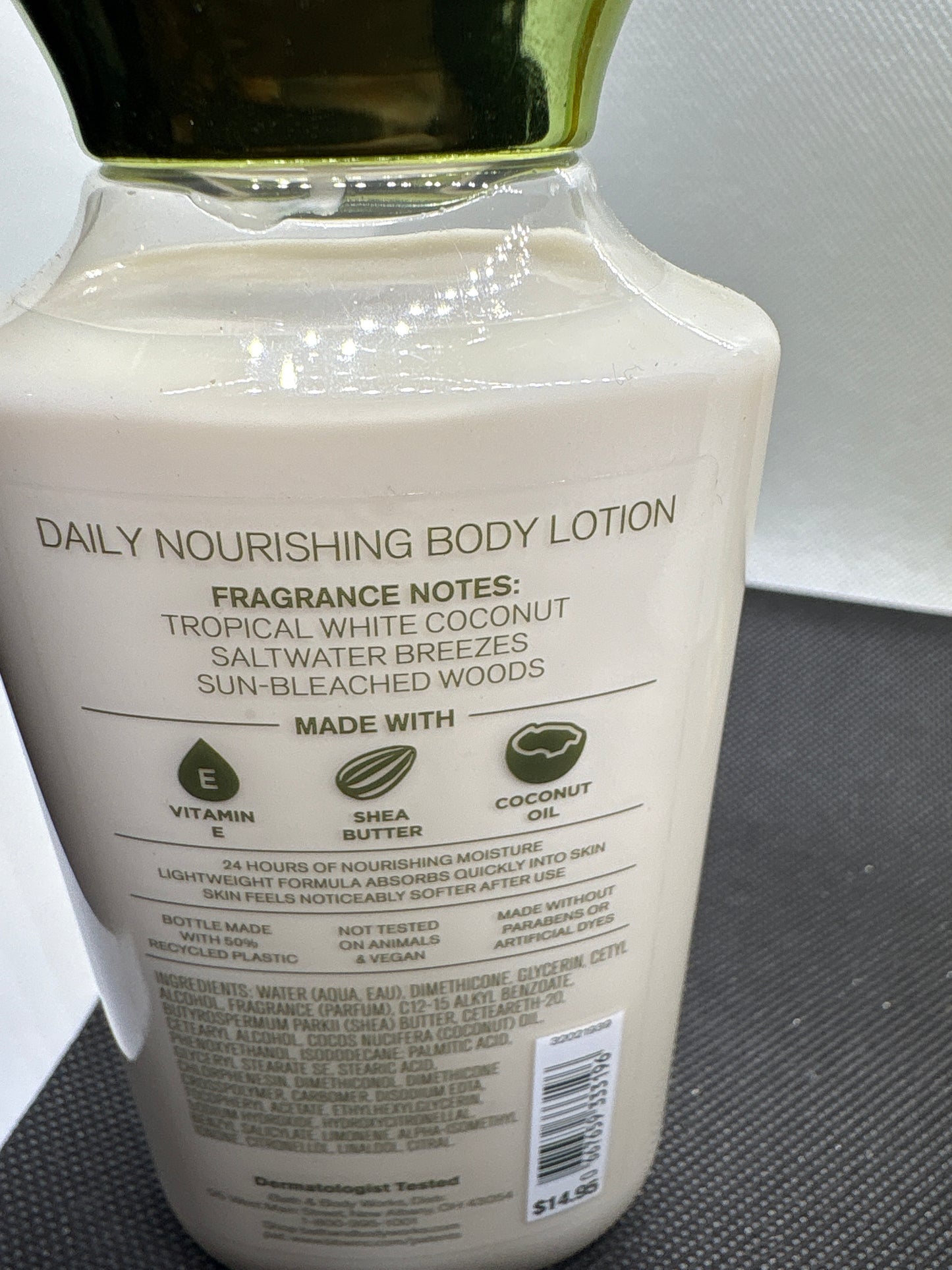 Bath & Body Works Waikiki Beach Coconut Body Mist,Shower, Lotion, Cream 4 Lot