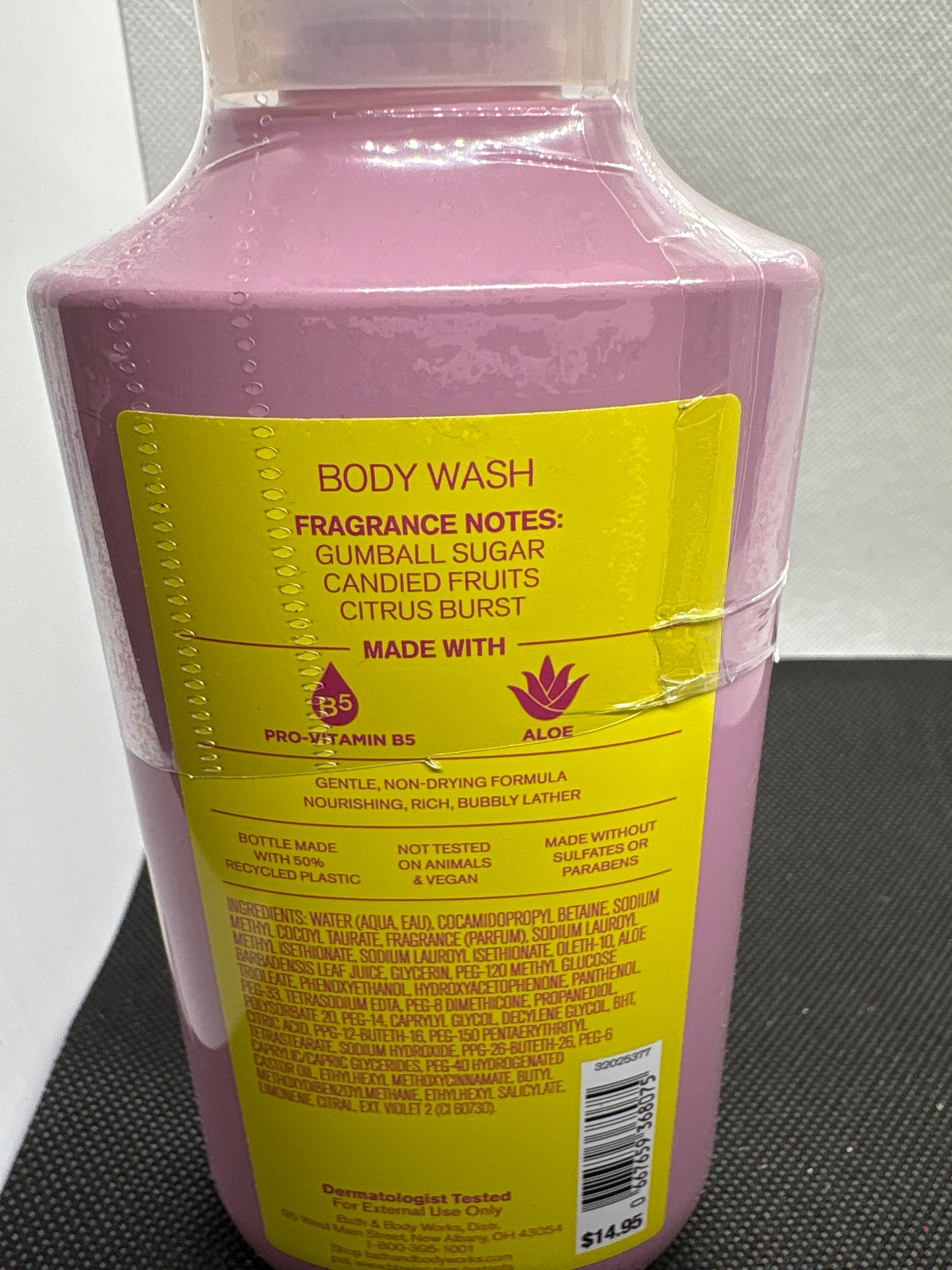 Bath & Body Works BUBBLEGUM POP Fine Fragrance Mist Shower Gel Body Cream Set