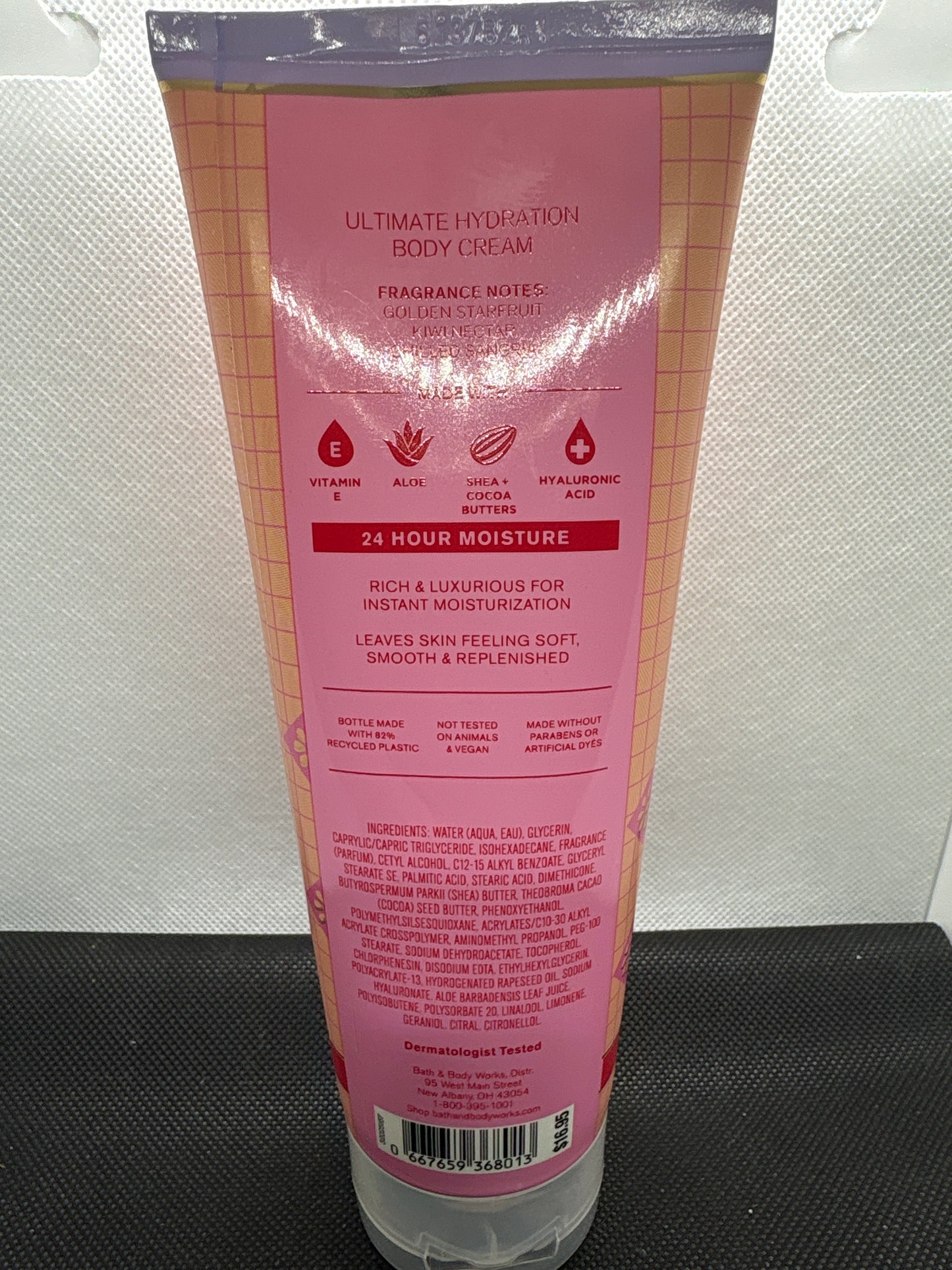 Bath & Body Works STARFRUIT SANGRIA Mist + Body Cream & Body Wash 3 PC