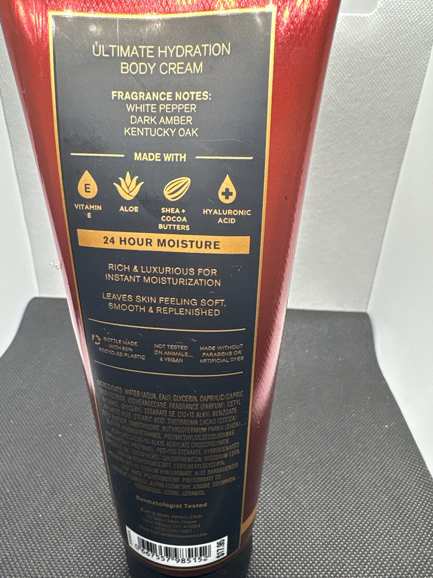 Bath and Body Works Men's Collection BOURBON Body Cream + Body Wash + Body Spray Set