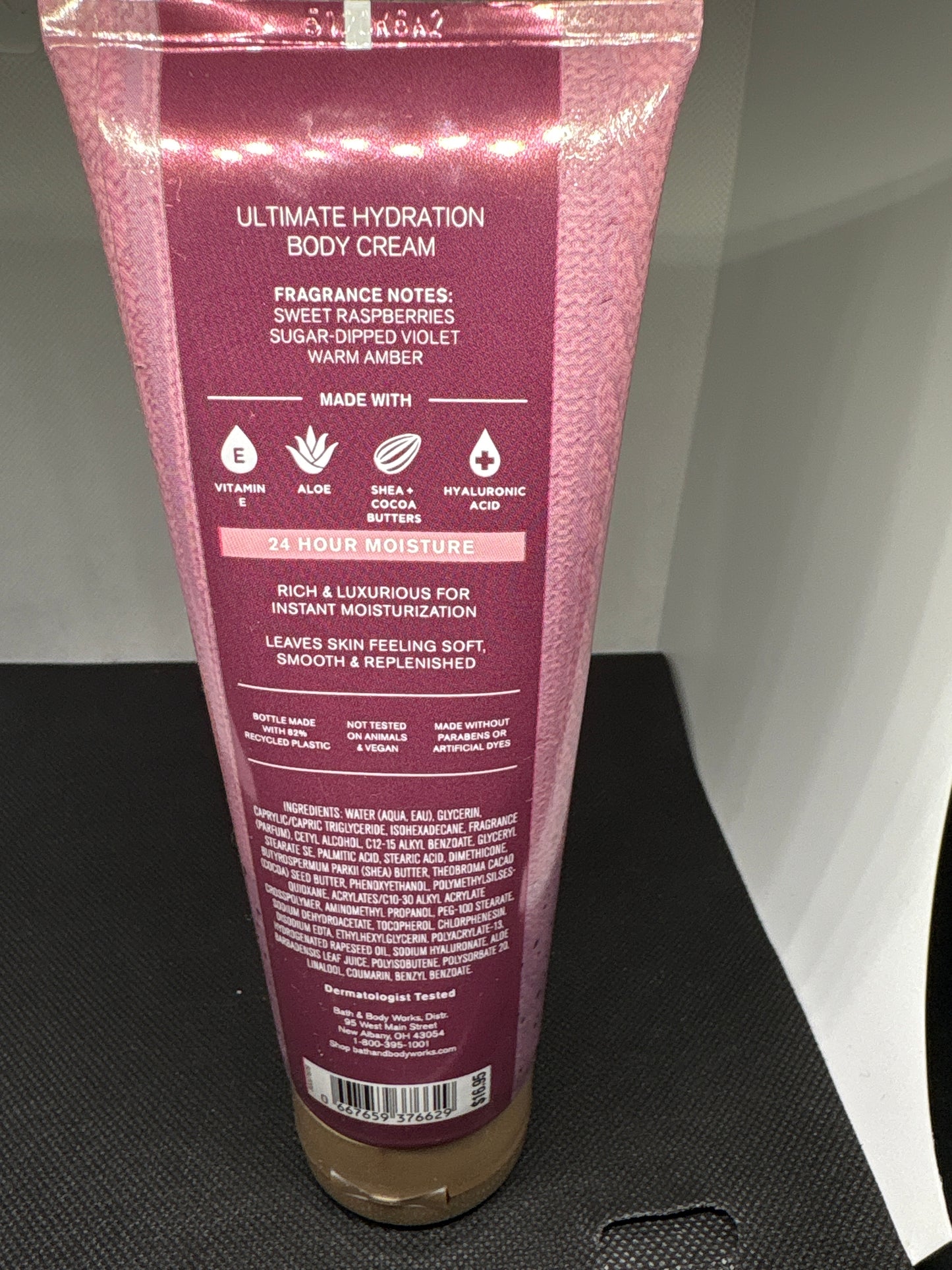 Bath & Body Works SWEET PEA Body Cream With Hyaluronic Acid 8 oz NEW