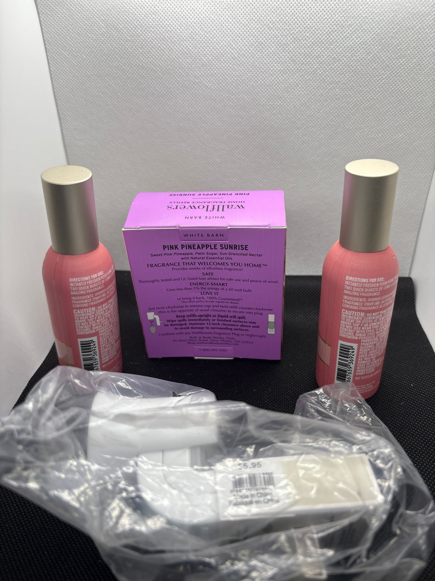 PINK PINEAPPLE SUNRISE 8 Lot Body Mist,Cream,Soap,Lotion,Room Sprays, Wallflower