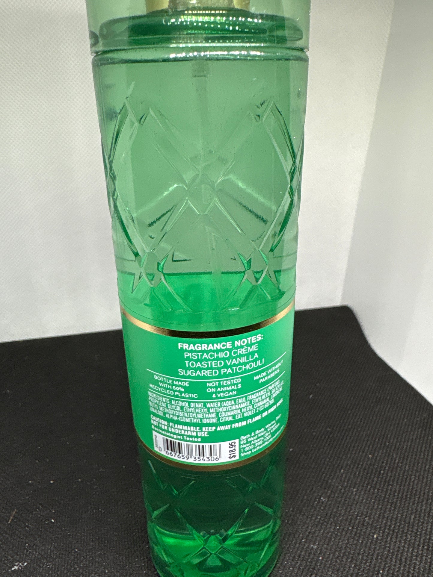 Bath & Body Works Pistachio Glaze 10 Fl Oz Body Wash & 8 Fl Oz Fragrance Mist