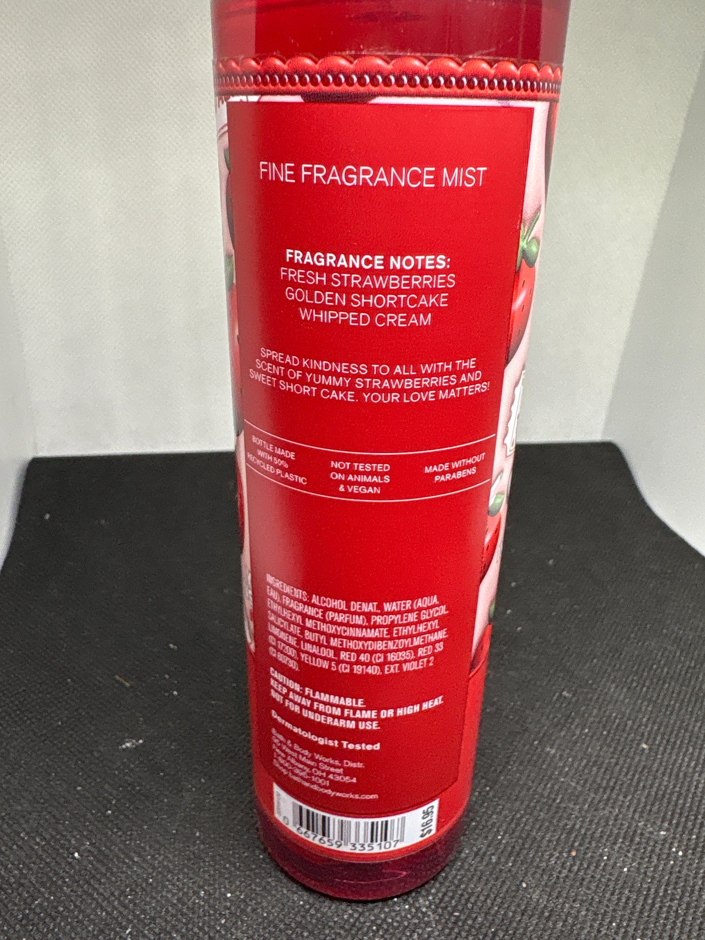 Bath & Body Works Strawberry Pound Cake Body Wash,  Mist & Cream