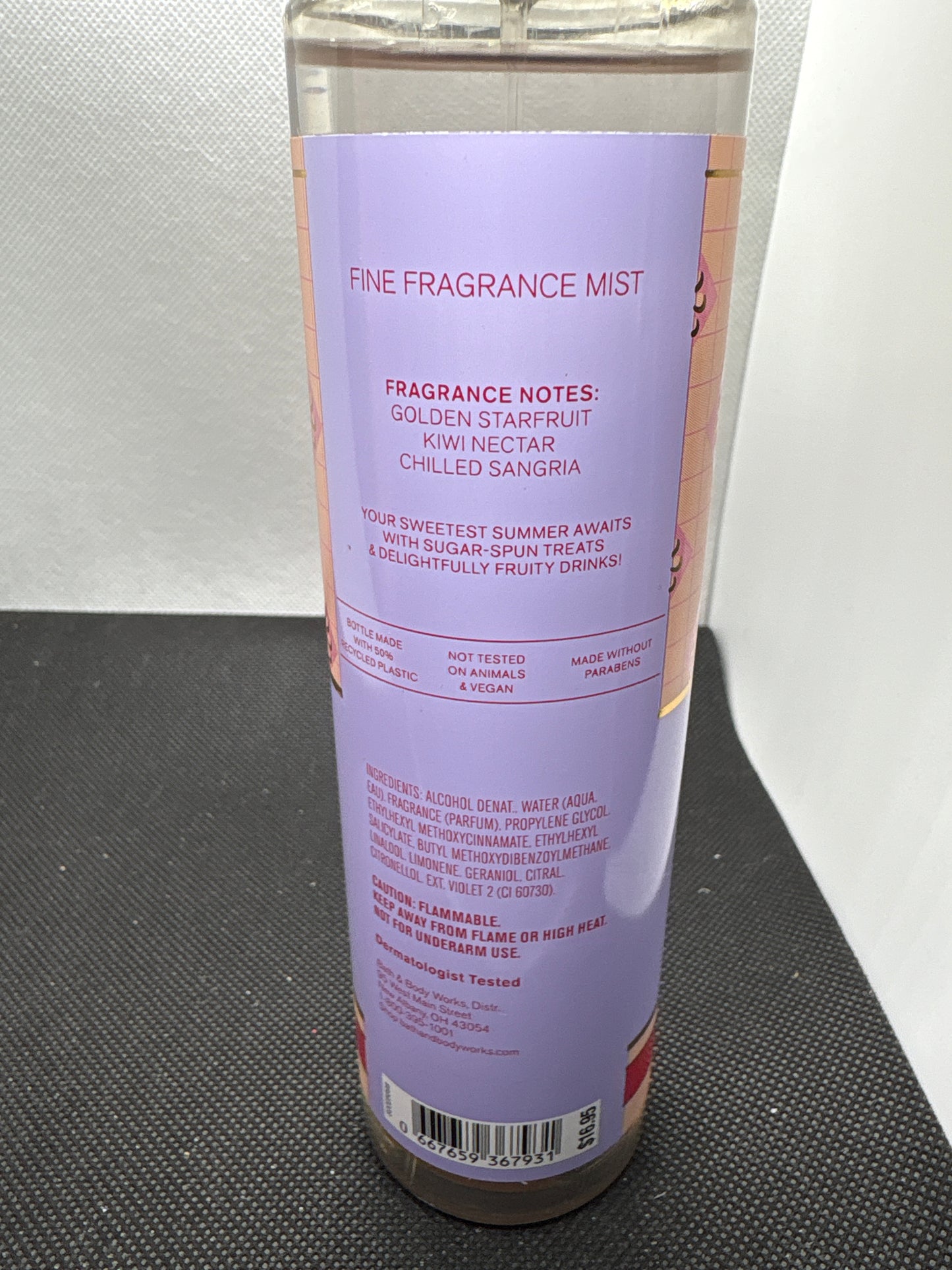 Bath & Body Works Starfruit Sangria Fine Fragrance Mist and Body Cream