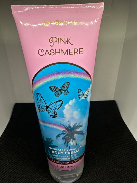 Bath and Body Works-Ultimate Hydration Body Cream-Pink Cashmere-8 oz