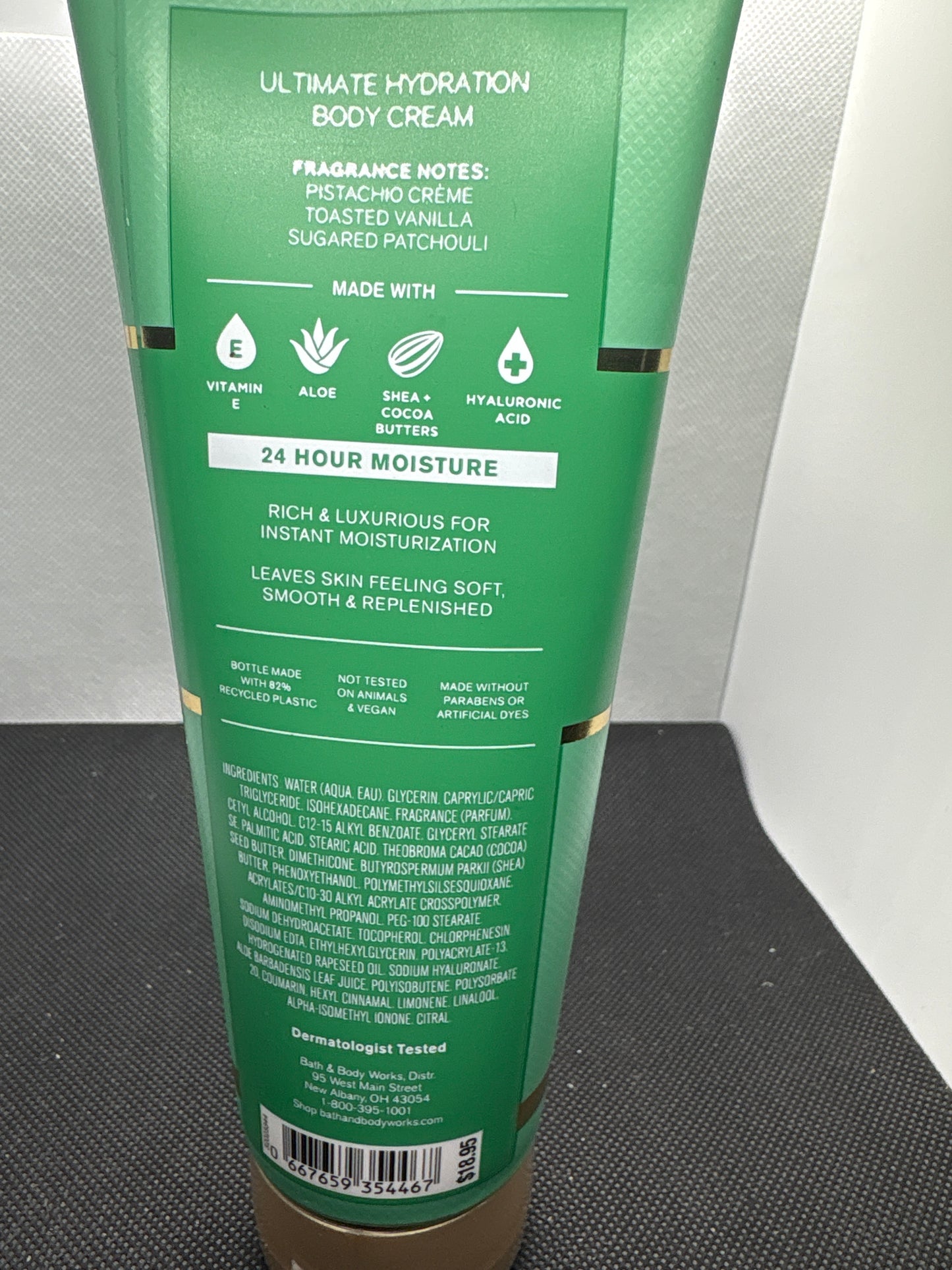 Bath & Body Works PISTACHIO GLAZE 3 Pc Set - Body Wash, Body Mist, Body Cream