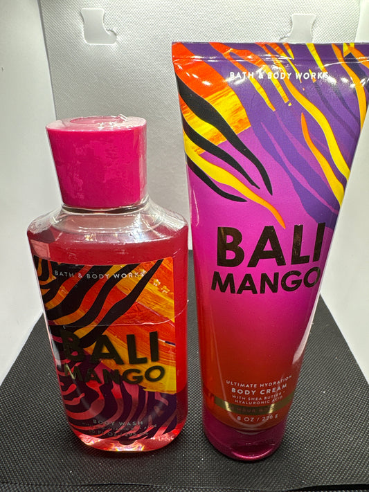 Bath & Body - Bali Mango Body Cream & Body Wash -  2 PC Set