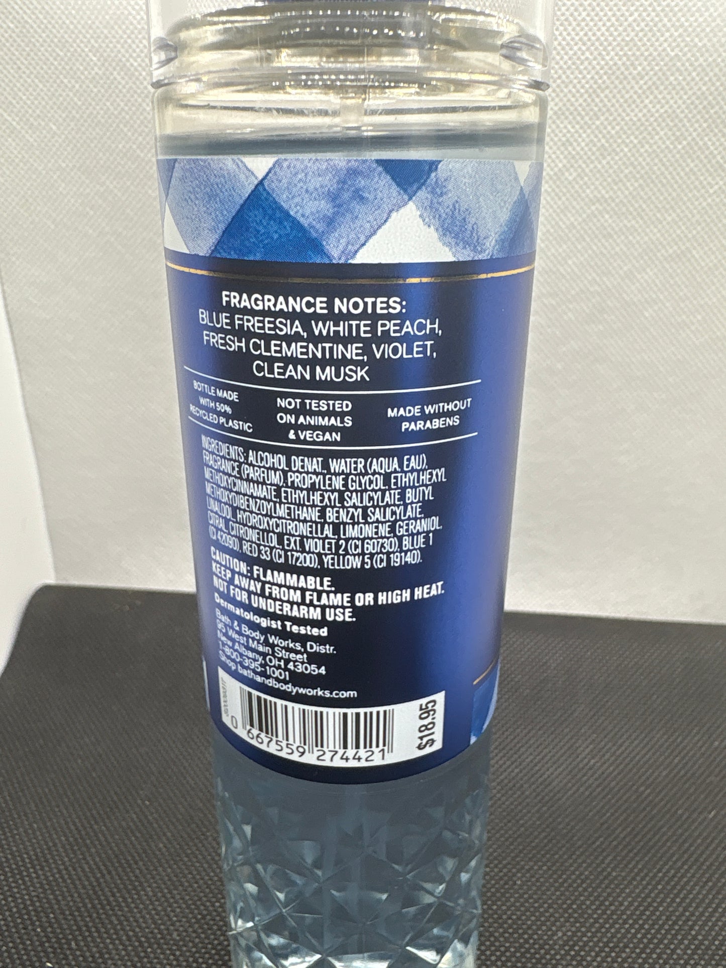 Bath & Body Works GINGHAM Mist Spray, Body Lotion & Body Wash 3 PC Set