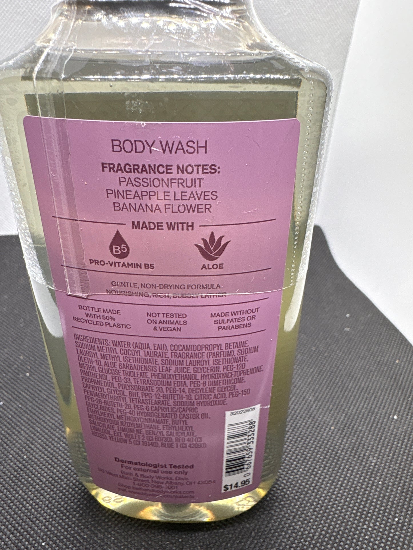 4pc Bath & Body Works BAHAMAS PASSIONFRUIT & BANANA FLOWER
